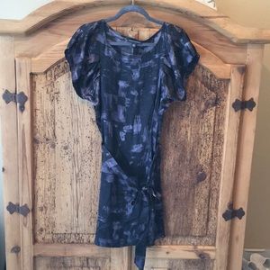 Banana Republic Black and gray dress